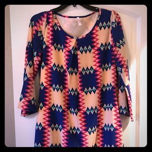 Pink blush shift dress